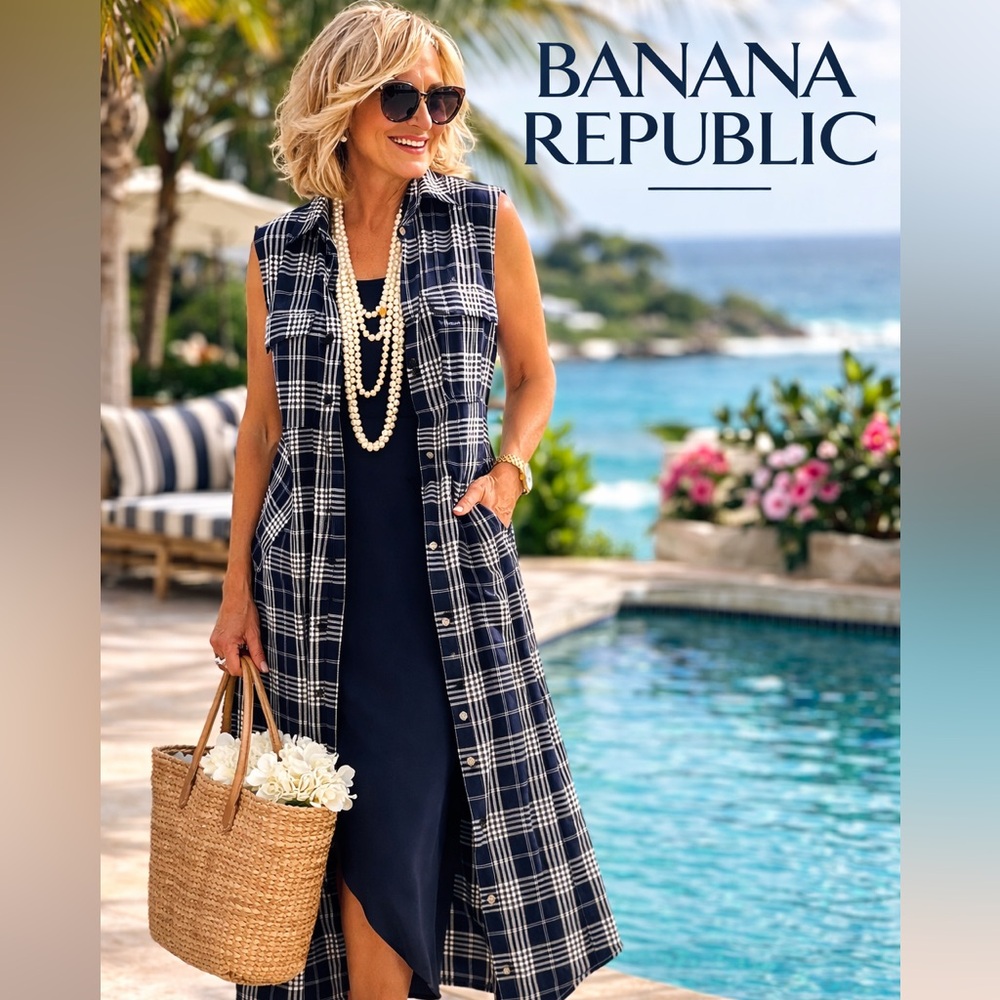 NWT,Banana Republic,Sinfully Soft Iconic Dress,Wear as Tunic,Pair w/BOOTS,Size S